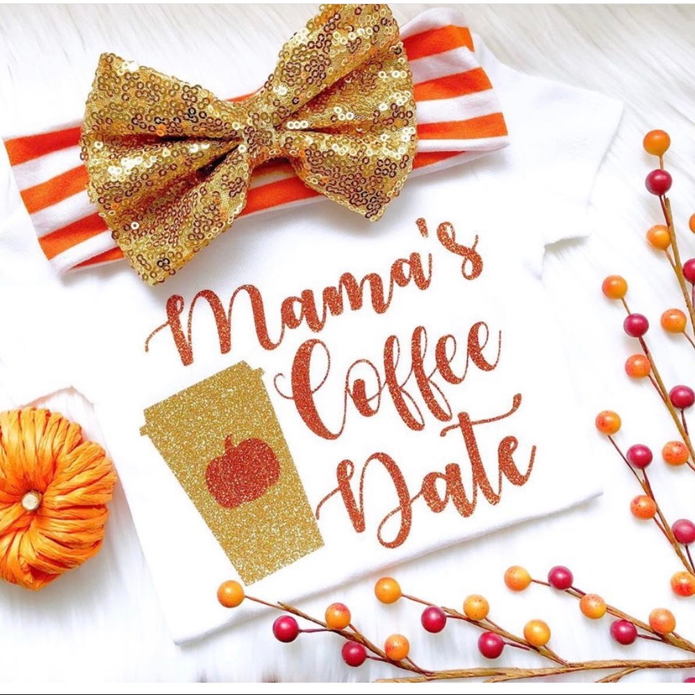 Pumpkin spice latte, baby pumpkin patch outfit